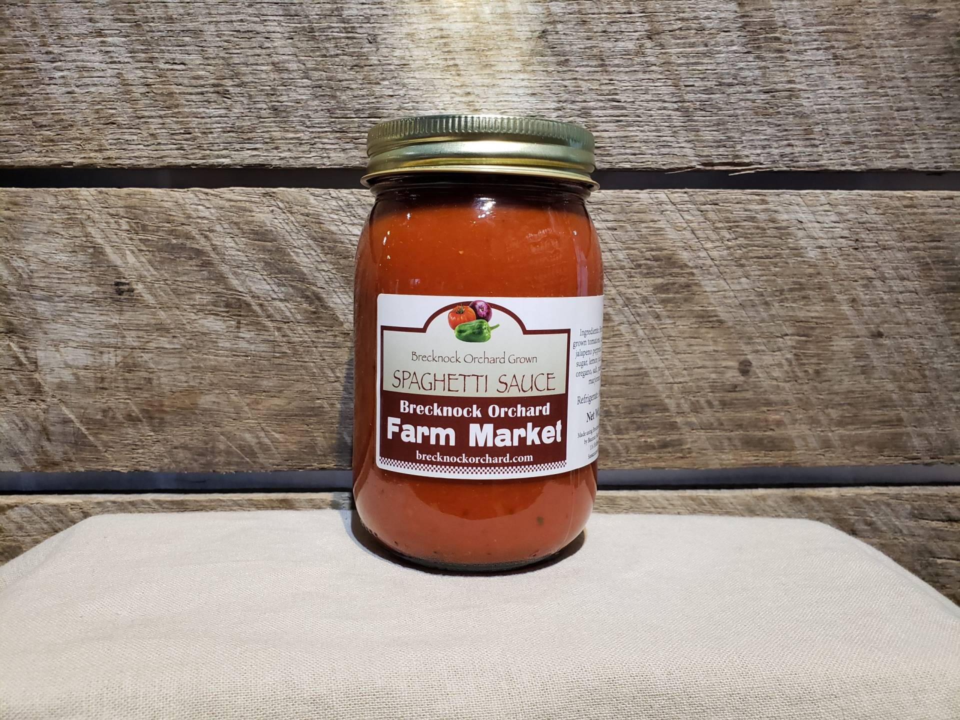 Spaghetti Sauce 16 Oz Brecknock Orchard Llc