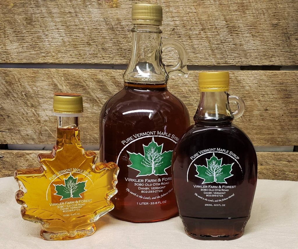 Pure Vermont Maple Syrup - Virkler Farm & Forest - Brecknock Orchard LLC